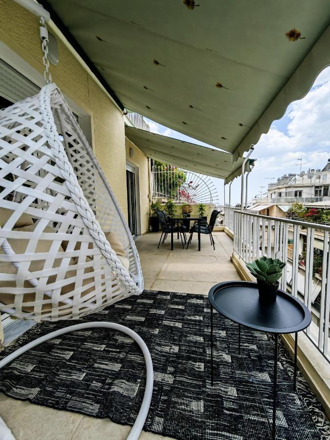 Bohemian Apartment In Central Athena Bagian luar foto